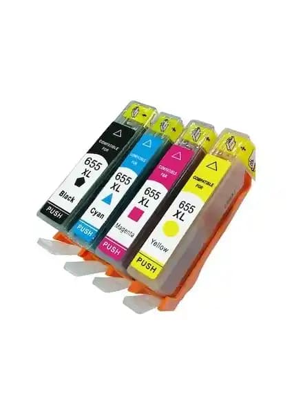 HP Deskjet Ink Advantage 5525 Uyumu Yüksek Kapasiteli Muadil Kartuş Seti