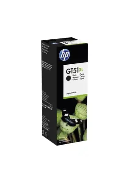 HP GT51XL Siyah Mürekkep Kartuşu Yüksek Kapasiteli ve Güvenilir Baskı Çözümü