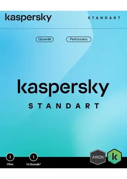 Kaspersky Standard 1 Kullanıcı 1 Yıl Güvenli Dijital Koruma Çözümü