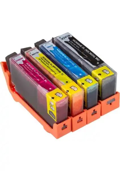 Lexmark ve HP Photosmart 5510 için yüksek kapasiteli ve güvenilir kartuş seti