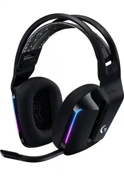 Logitech G733 Siyah Oyun Kulaklığı: Yüksek Ses Kalitesi ve Konfor Sunan Kablosuz Tasarım