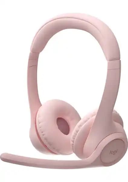 Logitech Zone 300 Gürültü Önleyici Mikrofonlu Kablosuz Bluetooth Kulaklık Pembe Renkli