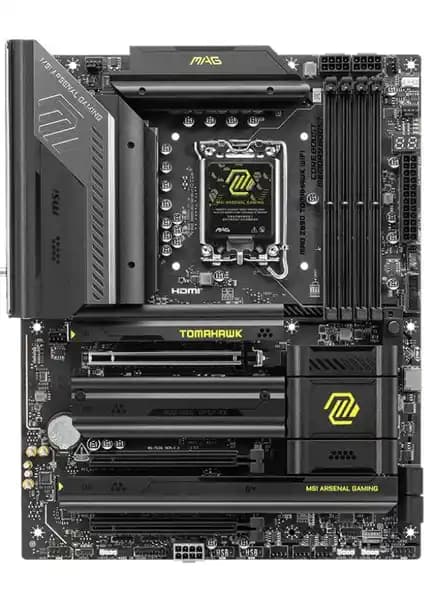 MSI MAG Z890 Tomahawk WiFi Anakartı: Yüksek Performans ve En Son Teknolojilerle Donatılmış