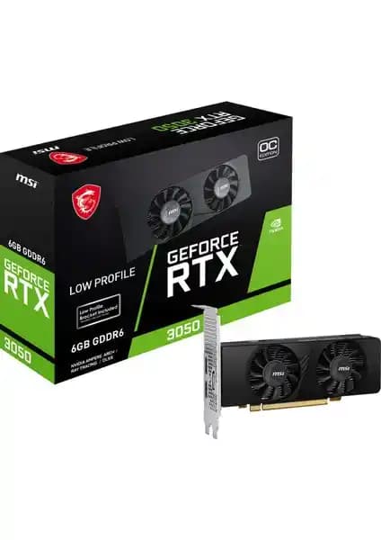 MSI RTX 3050 LP 6G OC Ekran Kartı ile Yüksek Performans ve Güçlü Grafik İşleme