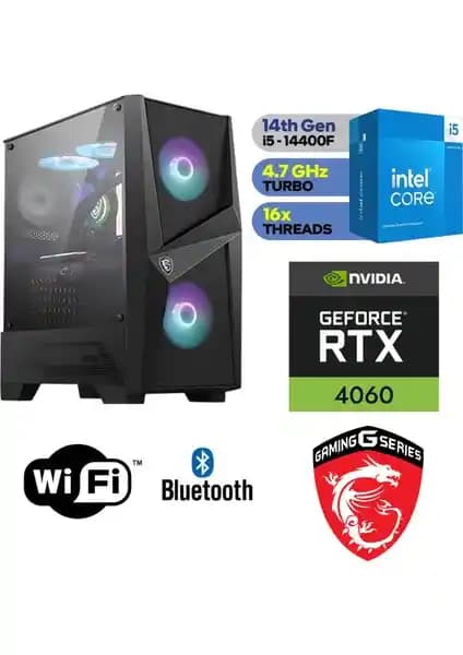 MSI Şafak-Gaming PC: Orta Seviye Güç ve Yüksek Performans Sunan Oyun Bilgisayarı