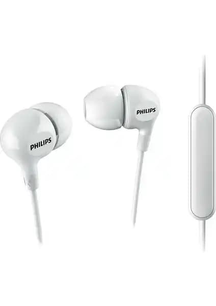 Philips SHE3555WT Kablolu Kulak İçi Mikrofonlu Kulaklık Yüksek Ses Kalitesi ve Konforlu Tasarım
