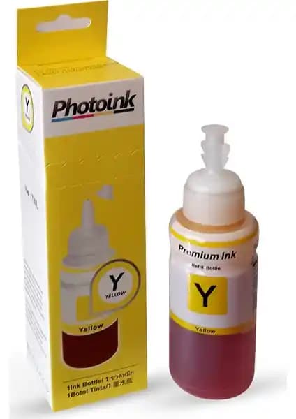 Photoink T6644 Uyumlu Sarı Mürekkep: Yüksek Kalite ve Ekonomik Baskı Çözümü
