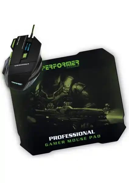 Polosmart Performer PGM-7 Oyuncu Mouse ve Mouse Pad Profesyonel Oyun Deneyimi İçin