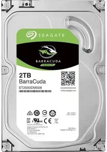 Seagate BARRACUDA ST2000DM008 2TB Güçlü ve Güvenilir Masaüstü Sabit Diskleri
