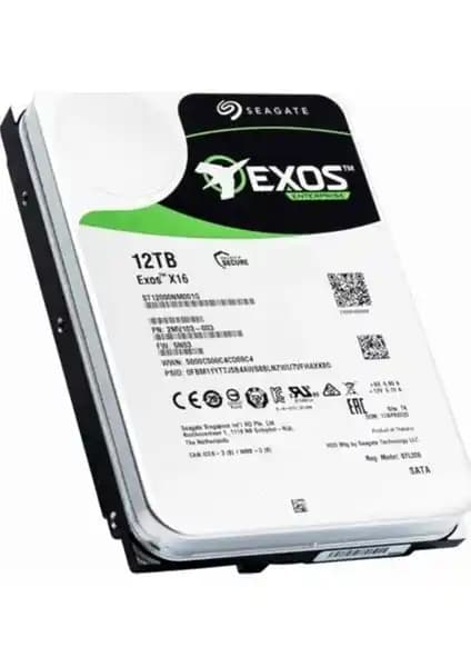 Seagate Exos 3.5 inç 12TB SATA 3.0 Sabit Disk Güçlü ve Güvenilir Veri Depolama Çözümü