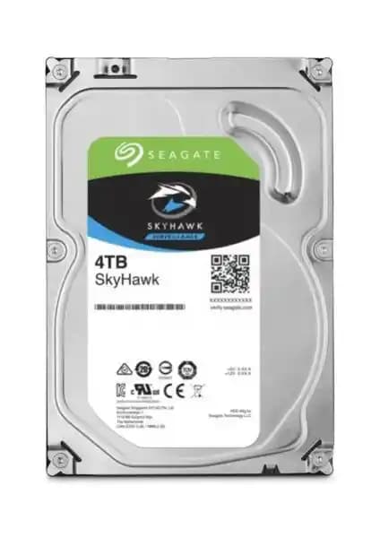 Seagate Skyhawk 3.5 inç 4TB Güvenlik Diski Güvenilir ve Yüksek Kapasiteli Depolama Çözümü