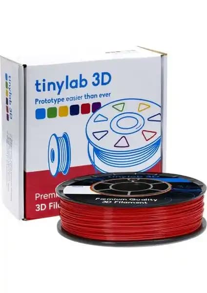 Tinylab 3D 1.75 mm Kırmızı PLA Filament: Yüksek Kalite ve Güvenilirlik Özellikleri