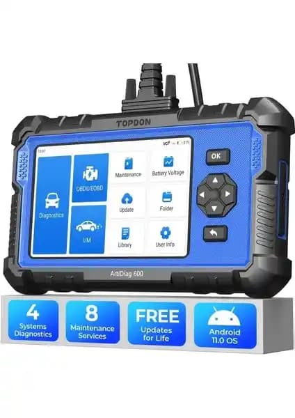 Topdon Yükseltilmiş AD600 OBD2 Tarayıcı ile Otomotiv Teşhisinde Yenilikçi Çözüm