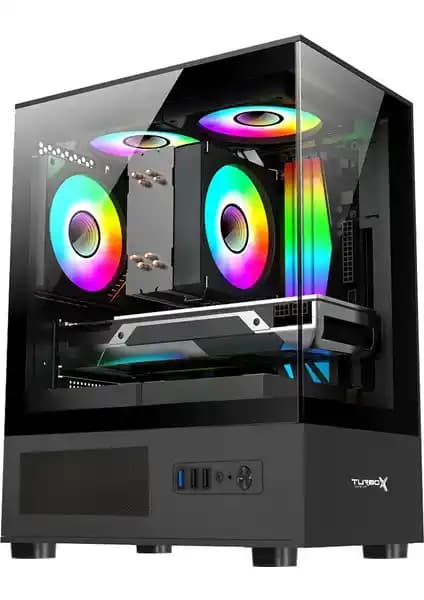 Turbox DRX7067 Ryzen 7 5700X ile Güç ve Performans Sunan Yüksek Kaliteli Masaüstü Bilgisayar