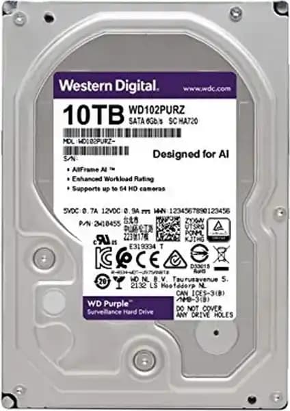 WD 10TB Purple Sabit Disk ile Güçlü ve Güvenilir Veri Depolama Çözümü