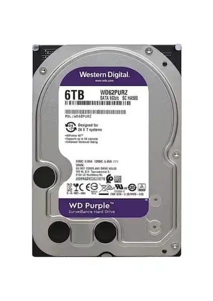 WD Purple 6TB Güvenlik Sistemleri İçin Yüksek Kapasiteli Sabit Disk Özellikleri ve Performansı