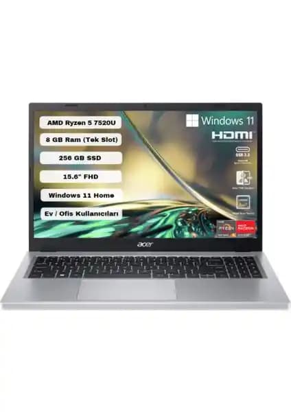 Acer Aspire 3 A315-24P Dizüstü Bilgisayar İncelemesi ve Özellikleri