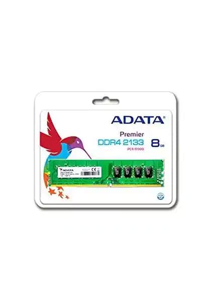 ADATA 8GB DDR4 2133MHz RAM Modülü - Yüksek Performans ve Güvenilirlik