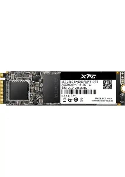 Adata XPG SX6000 Pro 512GB NVMe M.2 SSD ile yüksek performans ve güvenilir depolama çözümü