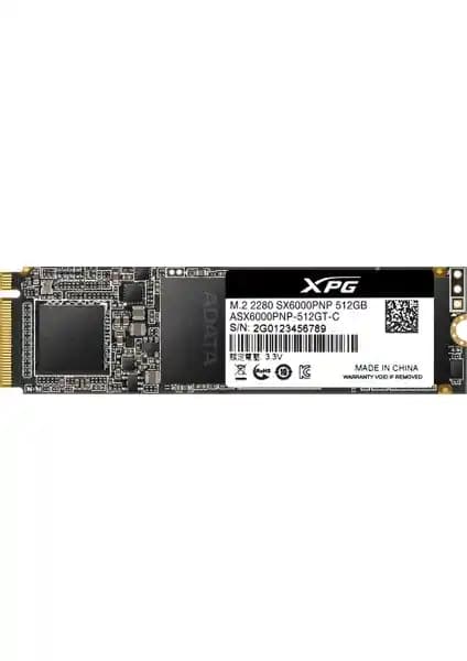 Adata XPG SX6000 Pro 512GB NVMe M.2 SSD ile yüksek performans ve güvenilir depolama çözümü