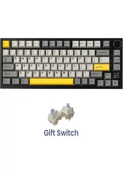 Ajazz AK820 Pro Mekanik Oyun Klavyesi: Çok Yönlü ve Dayanıklı Tasarım Özellikleri