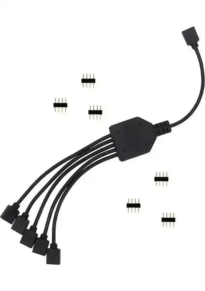 Alfais 4377 RGB Şerit 4 Pin LED Çoklayıcı Splitter ile LED Sistemlerinizi Genişletin ve Kontrol Edin