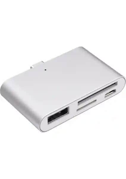 Alfais 4397 Type C USB 3.1 Kart Okuyucu: Çok Fonksiyonlu ve Dayanıklı Veri Transfer Cihazı