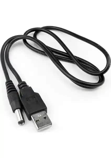 Alfais 4463 USB to DC 5.5x2.1 mm Güç Kablosu, Pratik ve Uygun Fiyatlı Elektronik Bağlantı Çözümü