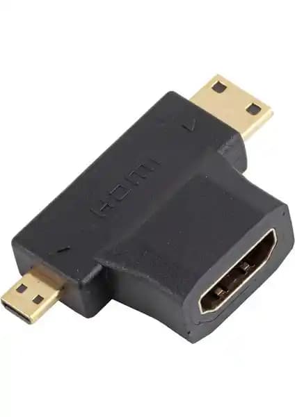 Alfais 4524 Mini Micro HDMI Çevirici: Taşınabilir ve Yüksek Çözünürlük Desteği Sunan Adaptör