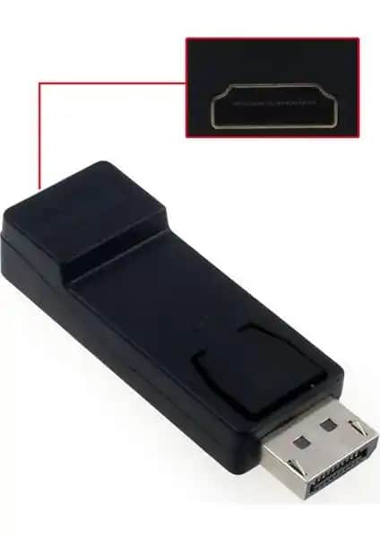 Alfais 4564 Display Port to HDMI Adaptör Çevirici Yüksek Kalite ve Güçlü Performans