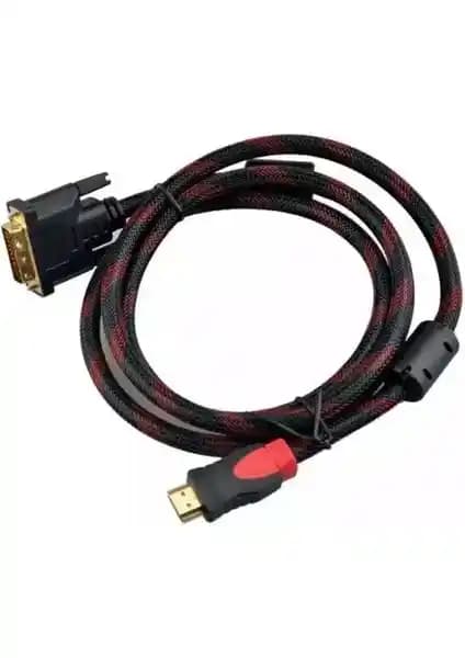 Alfais 4600 HDMI DVI 24+1 Çevirici Kablosu 1.5 Metre Yüksek Çözünürlük Performansı