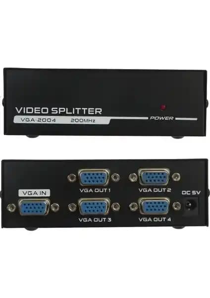 Alfais 4873 4 Port VGA Splitter Switch: Çoklu Ekran Kurulumu ve Performans Özellikleri