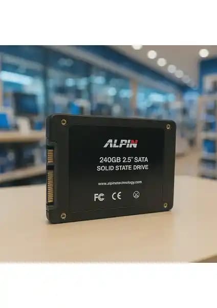 Alpin SSD240 2.5 İnç 240GB SATA SSD Yüksek Performans ve Güvenilirlik Sağlar