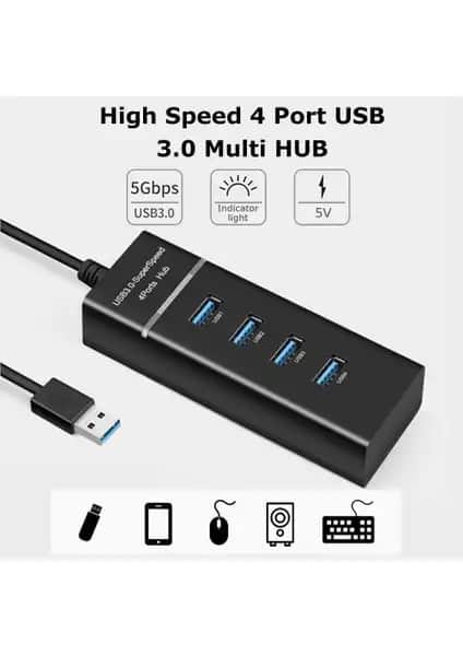 Ancheyn 4360 USB 3.0 Çoklayıcı: Dört Port ile Hızlı ve Çok İşlevli Bağlantı Çözümü