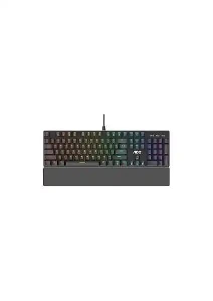 AOC GK500 Outemu Red Anahtar RGB Oyun Klavyesi: Dayanıklı ve Performanslı Tasarım