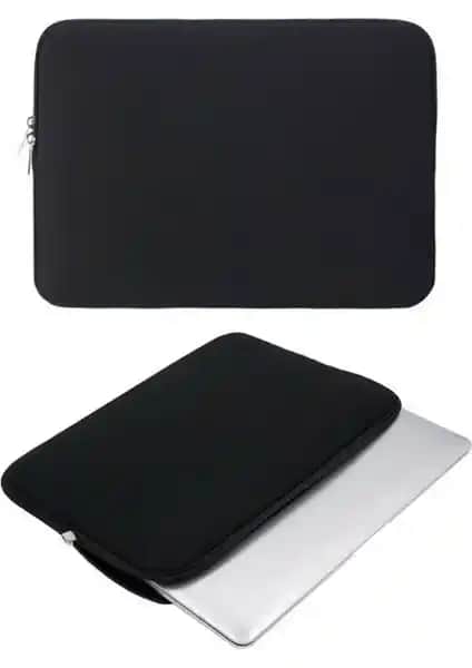 Apple MacBook Air 13.6 İnç Kılıfı Siyah Sıvı ve Darbeye Dayanıklı Güvenli Koruma