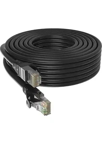 Apronx Cat6 Dış Mekan Siyah Zırhlı Ethernet Kablo: Dayanıklı ve Yüksek Performanslı Veri İletimi Çözümü