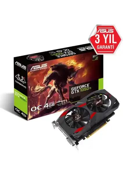 Asus GEFORCE Cerberus GTX 1050 Ti 4GB Ekran Kartı: Yüksek Performans ve Dayanıklılık