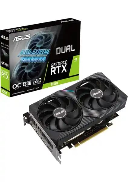 Asus GEFORCE DUAL RTX 3050 8GB Ekran Kartı: Güçlü Performans ve Dayanıklılık