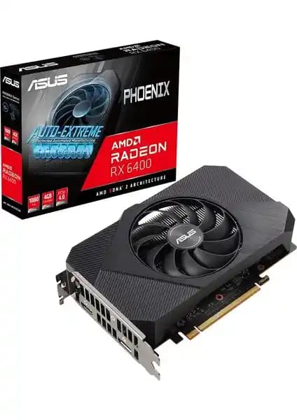ASUS Phoenix Radeon RX 6400 4GB Ekran Kartı: Yüksek Performans ve Dayanıklılık
