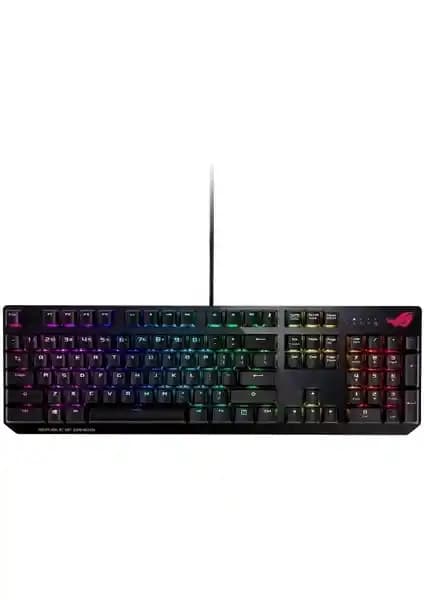 Asus ROG Strix Scope Aura Sync RGB Türkçe NX Blue Switch Geniş Ctrl Tuşu Mekanik Oyuncu Klavye