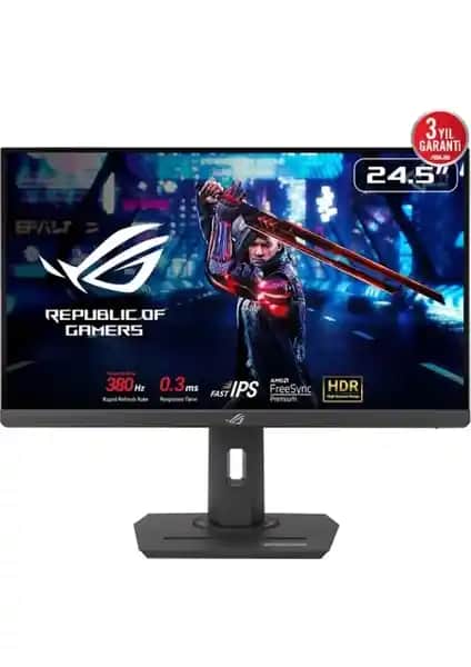 ASUS ROG STRIX XG259QNS Oyun Monitörü: Yüksek Performans ve Ergonomik Tasarım