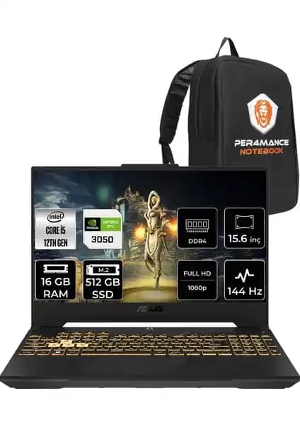 Asus TUF Gaming F15 FX507ZC4: Yüksek Performanslı Oyun ve Çoklu Görev Dizüstü Bilgisayarı