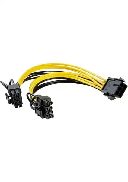 Boblov PCI Express 6-Pin To 2x6 + 2-Pin Güç Kablosu Yüksek Performans ve Çok Yönlülük