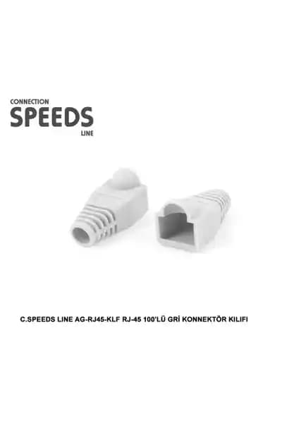 C.Speeds Line Ag-Rj45-Klf Rj-45 100 Lü Gri Konnektör Kılıfı Teknik Özellikleri ve Kullanım Avantajları