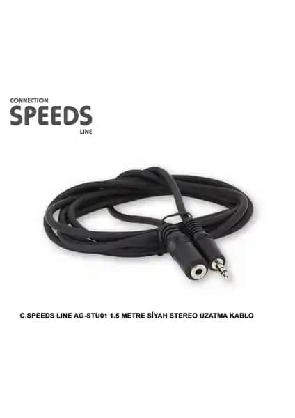 C.Speeds Line AG-STU01 1.5 Metre Siyah Stereo Uzatma Kablo İnceleme ve Özellikleri
