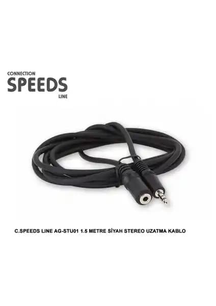 C.Speeds Line AG-STU01 1.5 Metre Siyah Stereo Uzatma Kablo İnceleme ve Özellikleri