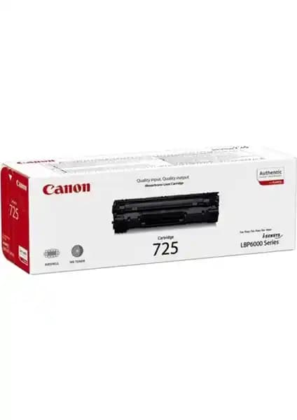 Canon Crg-725 Siyah Toner Kartuşu: Yüksek Kapasiteli ve Güvenilir Baskı Çözümü