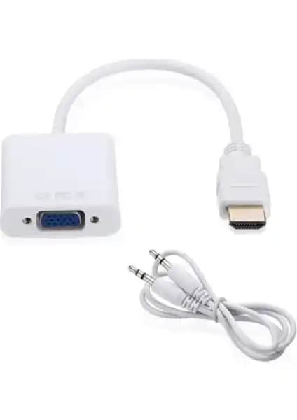 Class HDMI to VGA Kablo Çevirici Ses Çıkışlı Gelişmiş Bağlantı Çözümünüz