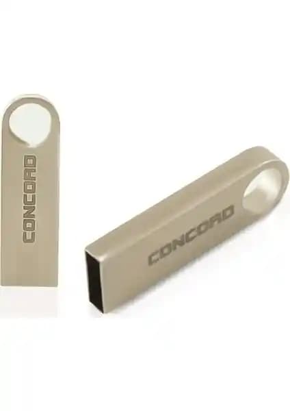 Concord 8GB USB 2.0 Metal Flash Bellek: Şık ve Dayanıklı Taşınabilir Depolama Çözümü